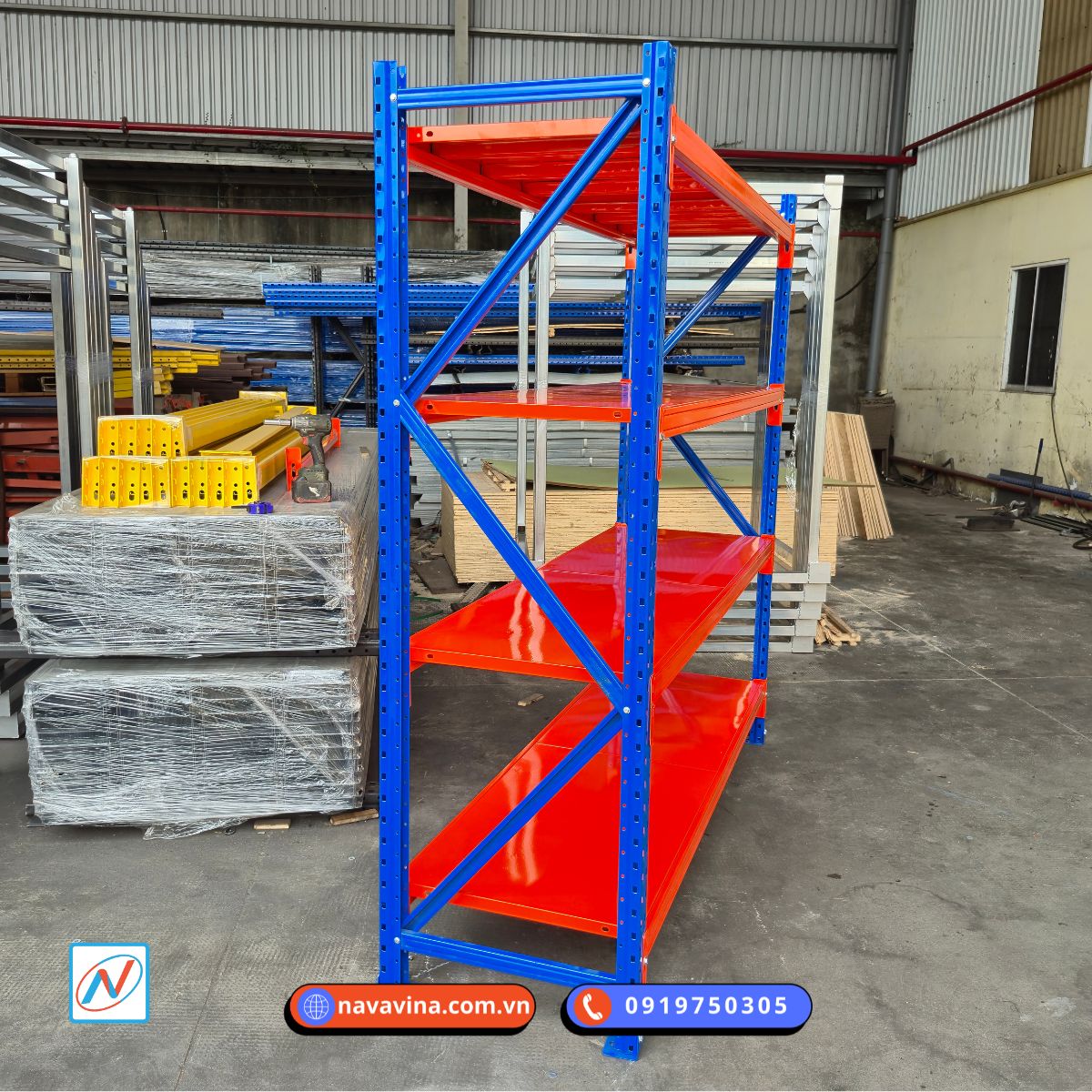 Thanh giằng giúp hệ thống kệ chắc hơn ra sao