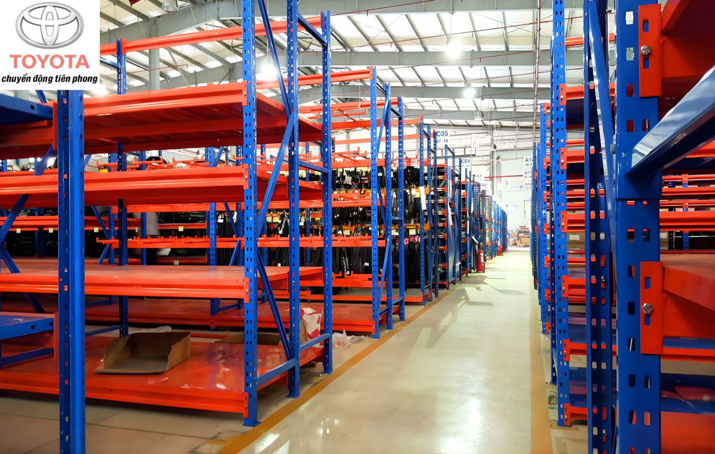 Dự án lắp kệ Toyota – Navavina