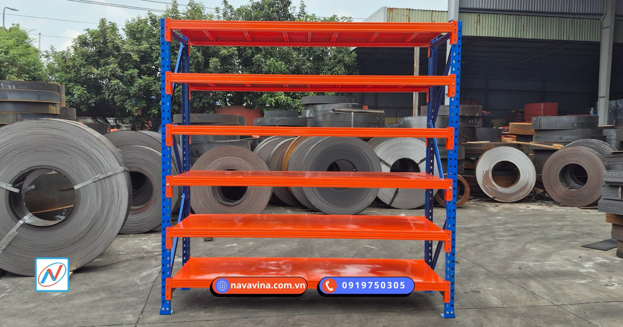 kệ trung tải 6 tầng